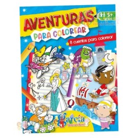 AVENTURAS PARA COLOREAR (8 CUENTOS PARA COLOREAR)