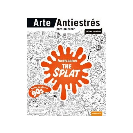 ARTE ANTIESTRÉS PARA COLOREAR. NICKELODEON THE SPLAT