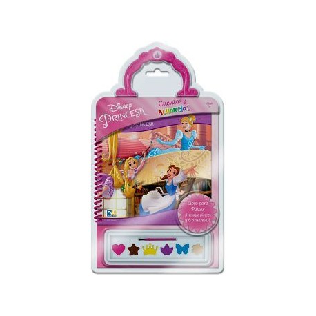 DISNEY PRINCESA -CUENTOS Y ACUARELAS- (C/ACUARELAS/PINCEL)