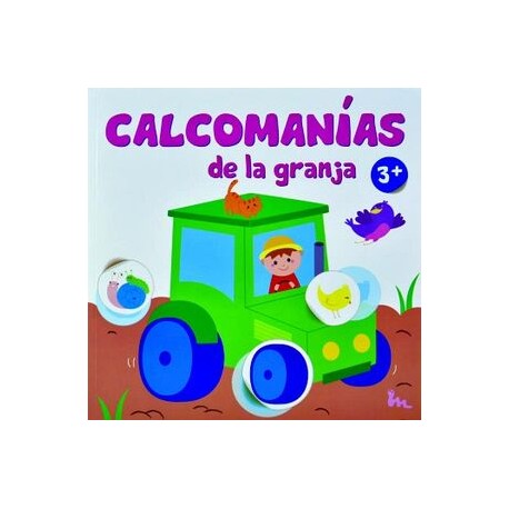 CALCOMANIAS DE LA GRANJA 3+ TRACTOR
