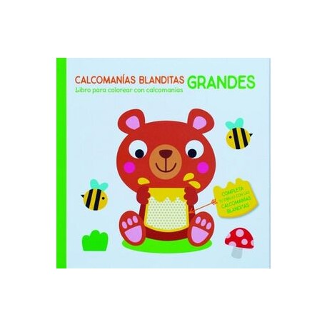 CALCOMANÍAS BLANDITAS GRANDES: OSO.