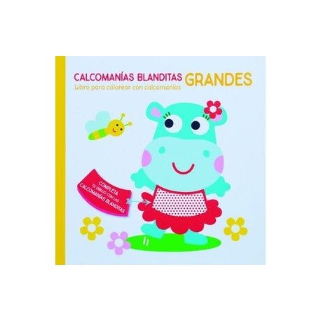 CALCOMANÍAS BLANDITAS GRANDES: HIPOPÓTAMO.