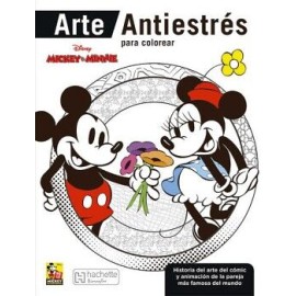 ARTE ANTIESTRÉS PARA COLOREAR. MICKEY Y MINNIE