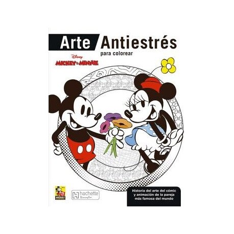 ARTE ANTIESTRÉS PARA COLOREAR. MICKEY Y MINNIE